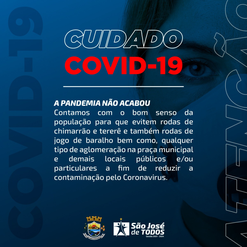 A PANDEMIA NÃO ACABOU 